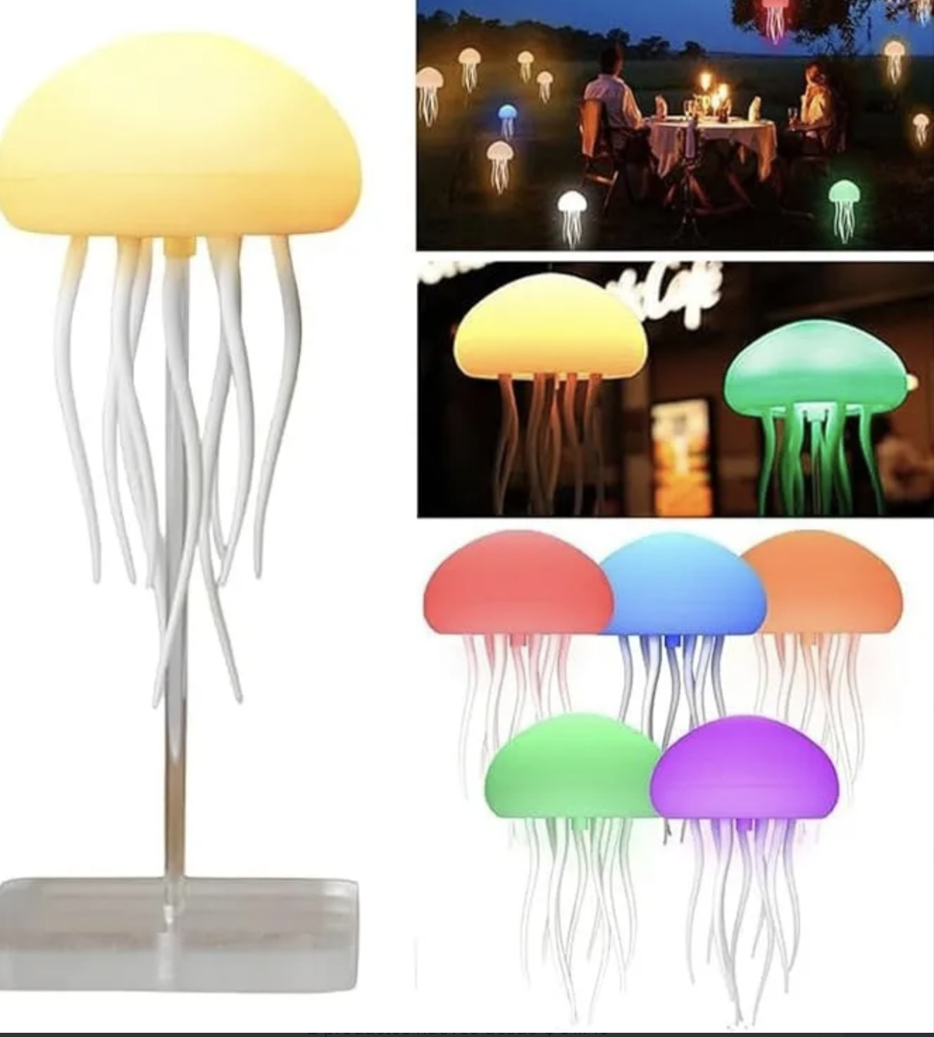 Lampara medusa multicolor